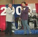 Bill & Tim Marriner on stage at the National Square Dance convention in Baltimore 2000